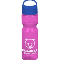 Olympian Bottle with Oval Crest Lid - 28 oz