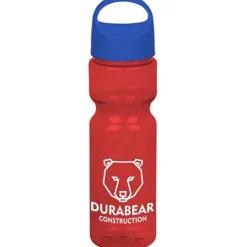 Olympian Bottle with Oval Crest Lid - 28 oz