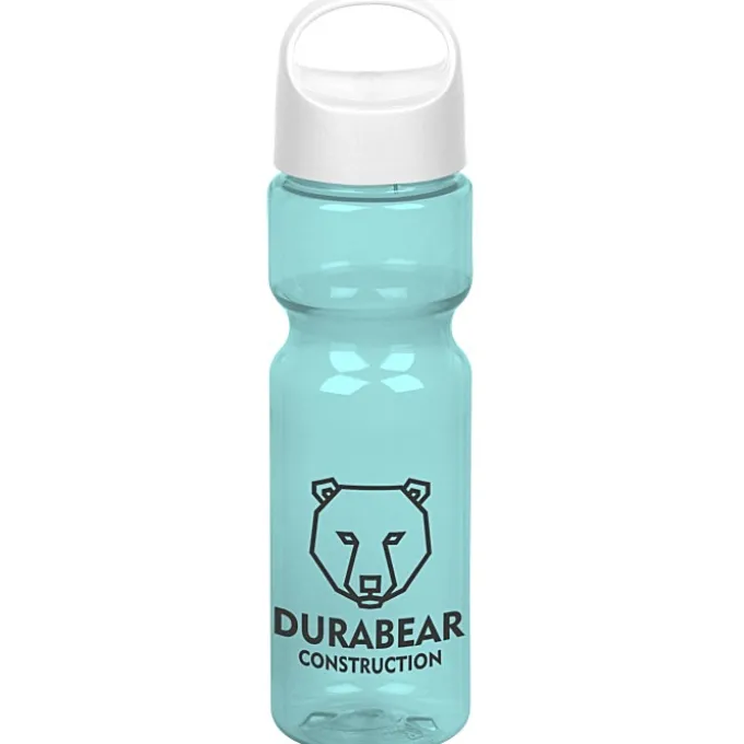 Olympian Bottle with Oval Crest Lid - 28 oz