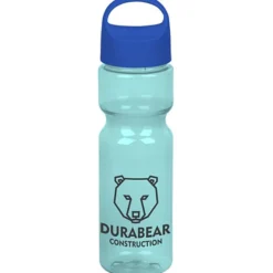Olympian Bottle with Oval Crest Lid - 28 oz