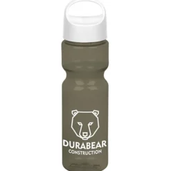 Olympian Bottle with Oval Crest Lid - 28 oz