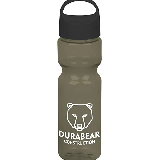 Olympian Bottle with Oval Crest Lid - 28 oz
