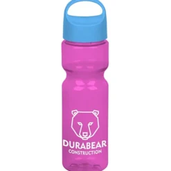 Olympian Bottle with Oval Crest Lid - 28 oz