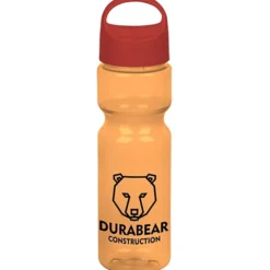 Olympian Bottle with Oval Crest Lid - 28 oz
