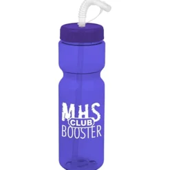 Olympian Bottle with Straw Lid - 28 oz
