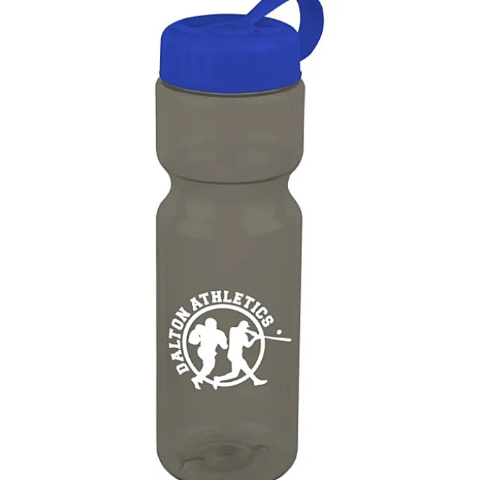 Olympian Bottle with Tethered Lid-28 oz