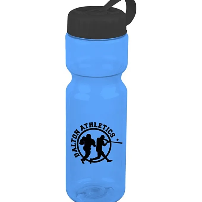 Olympian Bottle with Tethered Lid-28 oz