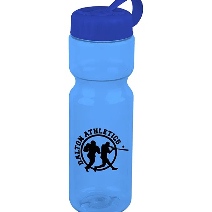 Olympian Bottle with Tethered Lid-28 oz