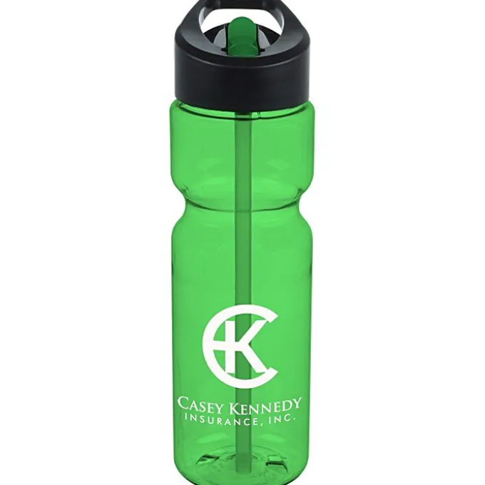 Olympian Bottle with Two-Tone Flip Straw Lid - 28 oz