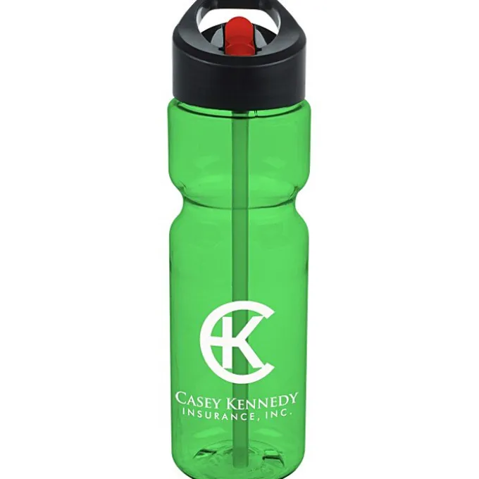 Olympian Bottle with Two-Tone Flip Straw Lid - 28 oz