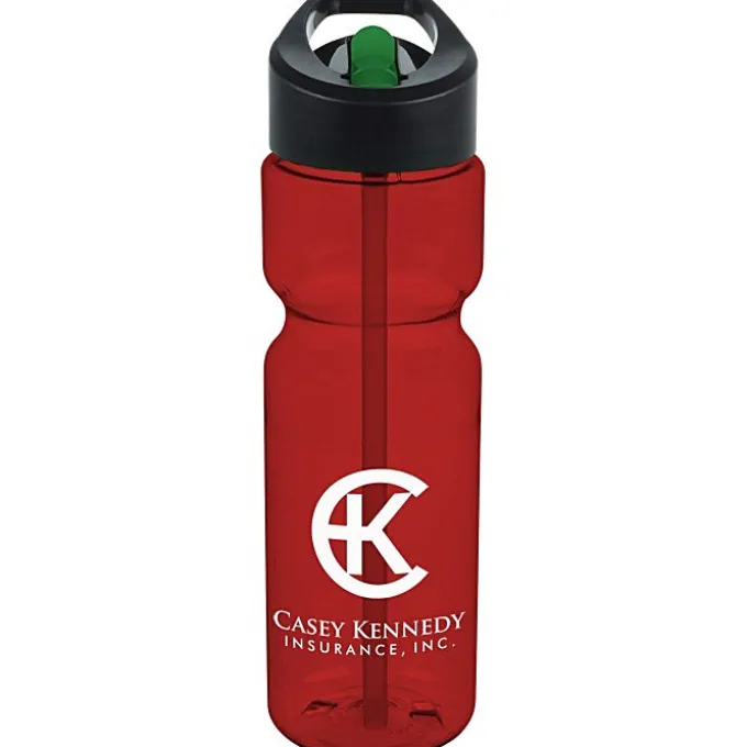 Olympian Bottle with Two-Tone Flip Straw Lid - 28 oz