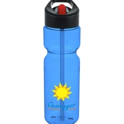 Olympian Bottle with Two-Tone Flip Straw Lid - 28 oz - Full Color