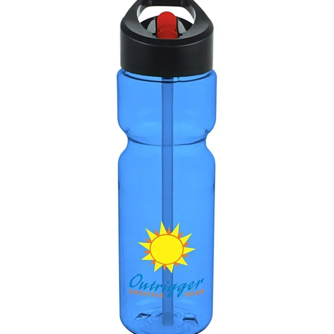 Olympian Bottle with Two-Tone Flip Straw Lid - 28 oz - Full Color