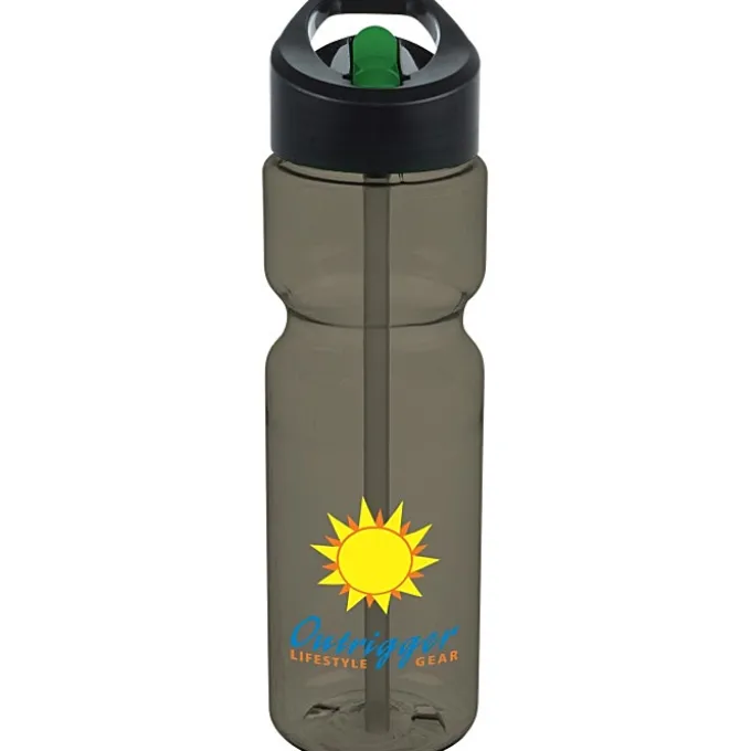 Olympian Bottle with Two-Tone Flip Straw Lid - 28 oz - Full Color