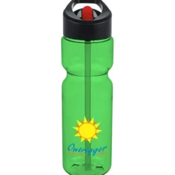 Olympian Bottle with Two-Tone Flip Straw Lid - 28 oz - Full Color