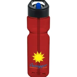 Olympian Bottle with Two-Tone Flip Straw Lid - 28 oz - Full Color