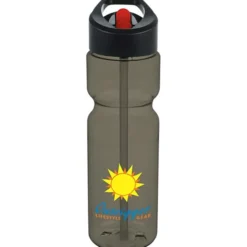 Olympian Bottle with Two-Tone Flip Straw Lid - 28 oz - Full Color