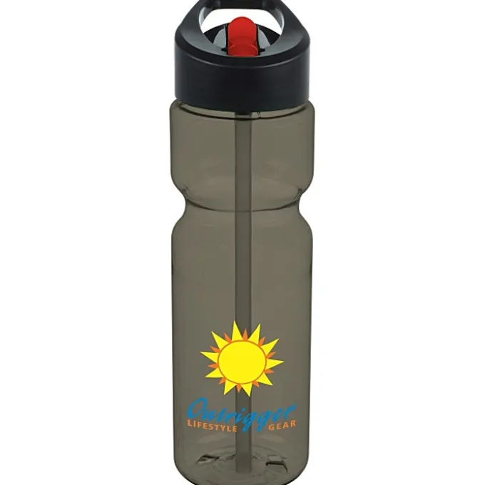 Olympian Bottle with Two-Tone Flip Straw Lid - 28 oz - Full Color