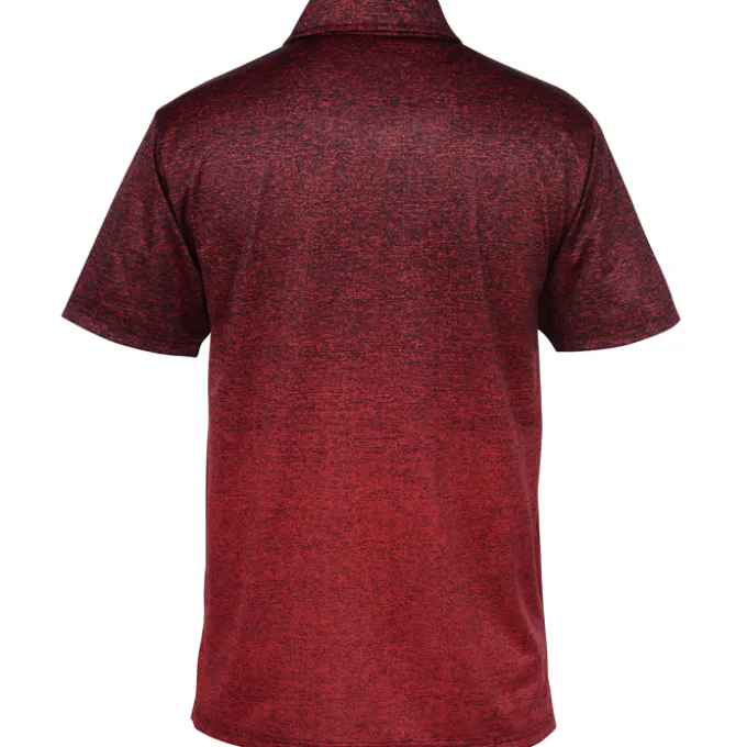 Ombre Heather Performance Polo