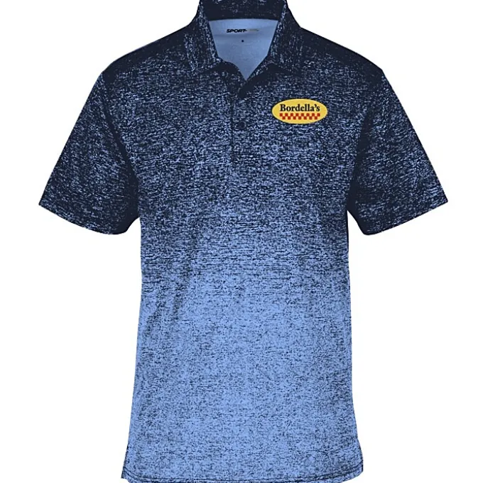 Ombre Heather Performance Polo
