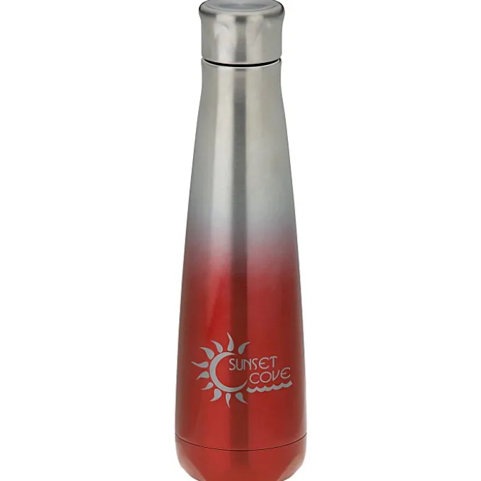 Ombre Peristyle Vacuum Bottle - 16 oz - Laser Engraved