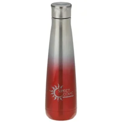 Ombre Peristyle Vacuum Bottle - 16 oz - Laser Engraved