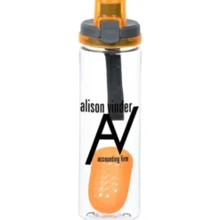 On The Go Bottle with Locking Lid - 22 oz - Floating Infuser