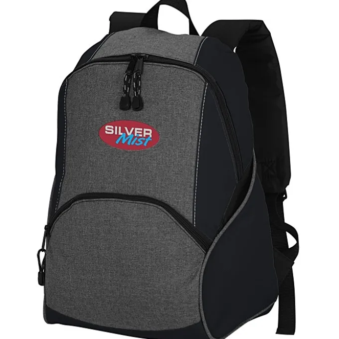 On-the-Move Heathered Backpack - Embroidered