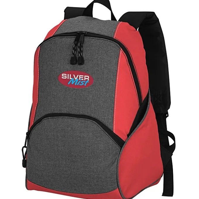 On-the-Move Heathered Backpack - Embroidered