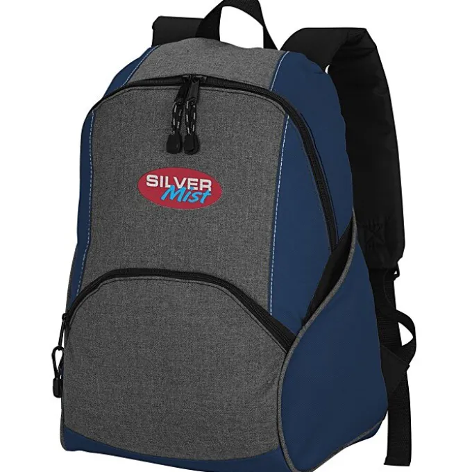 On-the-Move Heathered Backpack - Embroidered