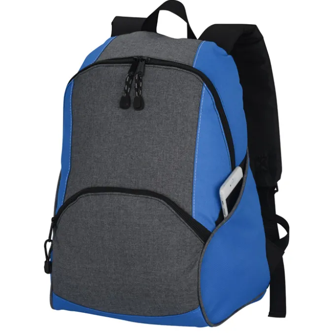 On-the-Move Heathered Backpack - Embroidered
