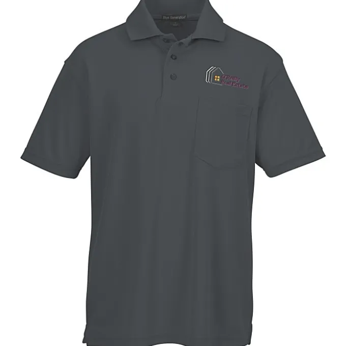 Opponent Micro Pique Wicking Pocket Polo