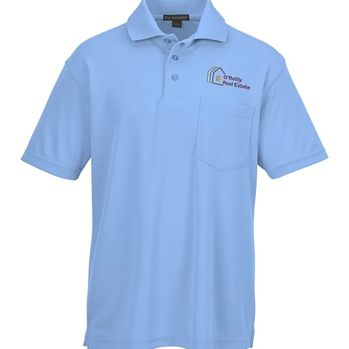 Opponent Micro Pique Wicking Pocket Polo