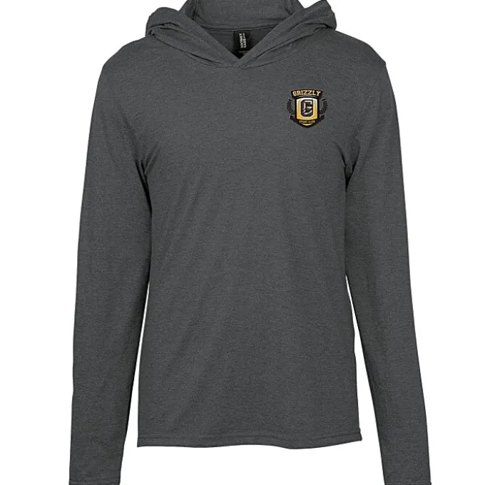 Optimal Tri-Blend Hooded T-Shirt - Men's - Embroidered