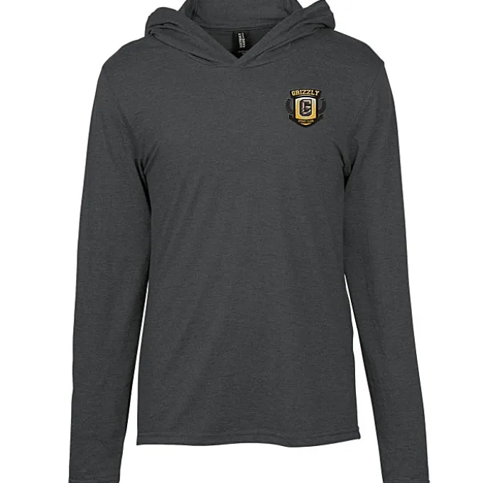 Optimal Tri-Blend Hooded T-Shirt - Men's - Embroidered