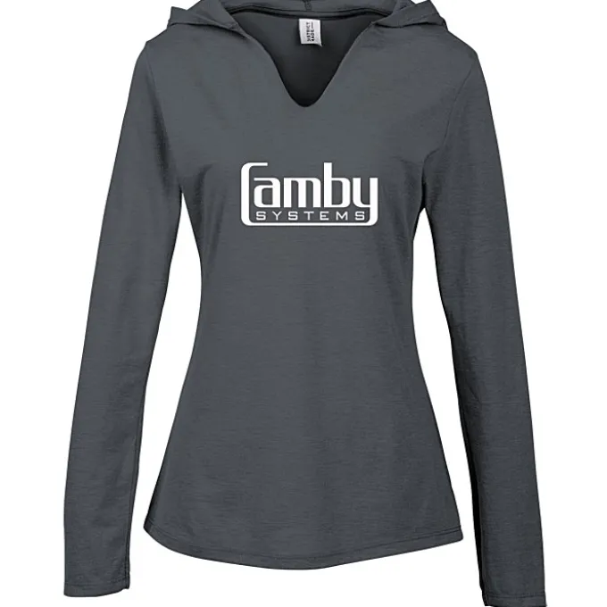 Optimal Tri-Blend Hooded T-Shirt - Ladies'