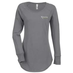 Optimal Tri-Blend Long Sleeve T-Shirt - Ladies' - Embroidered