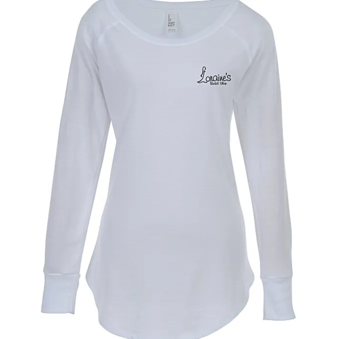 Optimal Tri-Blend Long Sleeve T-Shirt - Ladies' - Embroidered