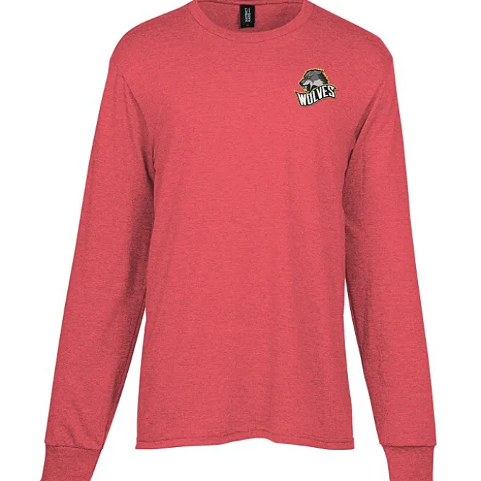 Optimal Tri-Blend Long Sleeve T-Shirt - Men's - Embroidered