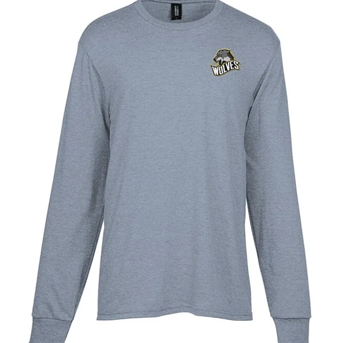 Optimal Tri-Blend Long Sleeve T-Shirt - Men's - Embroidered