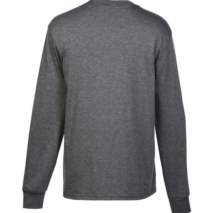 Optimal Tri-Blend Long Sleeve T-Shirt - Men's - Embroidered