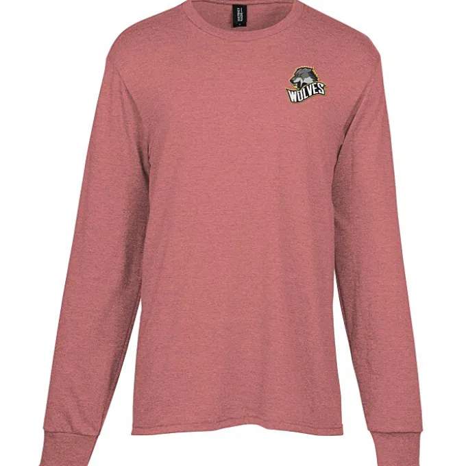 Optimal Tri-Blend Long Sleeve T-Shirt - Men's - Embroidered