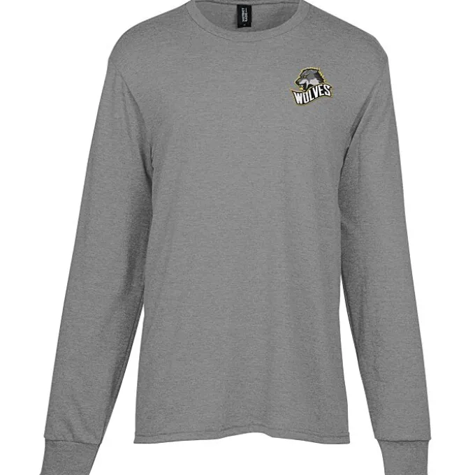 Optimal Tri-Blend Long Sleeve T-Shirt - Men's - Embroidered