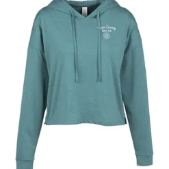 Optimal Tri-Blend Long Sleeve Midi Hooded T-Shirt - Ladies'