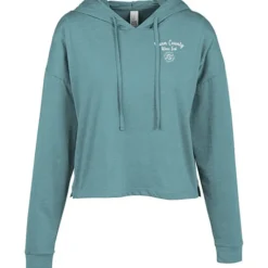 Optimal Tri-Blend Long Sleeve Midi Hooded T-Shirt - Ladies'