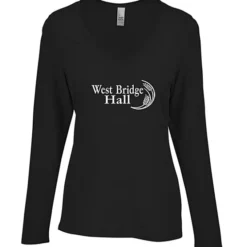 Optimal Tri-Blend Long Sleeve V-Neck T-Shirt - Ladies'