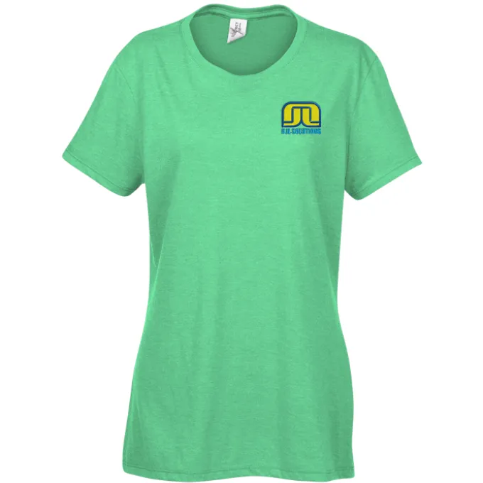 Optimal Tri-Blend T-Shirt - Ladies' - Embroidered