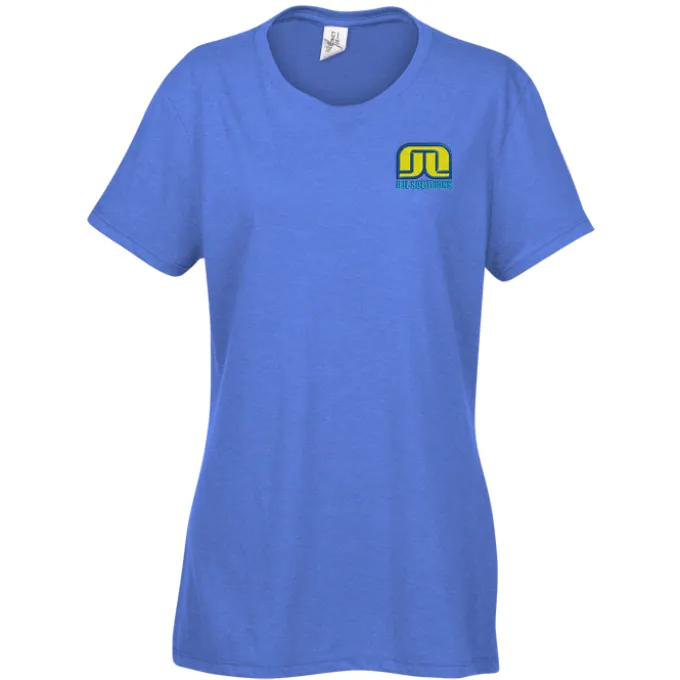 Optimal Tri-Blend T-Shirt - Ladies' - Embroidered