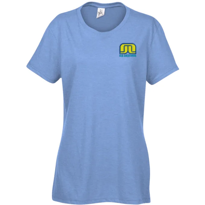 Optimal Tri-Blend T-Shirt - Ladies' - Embroidered