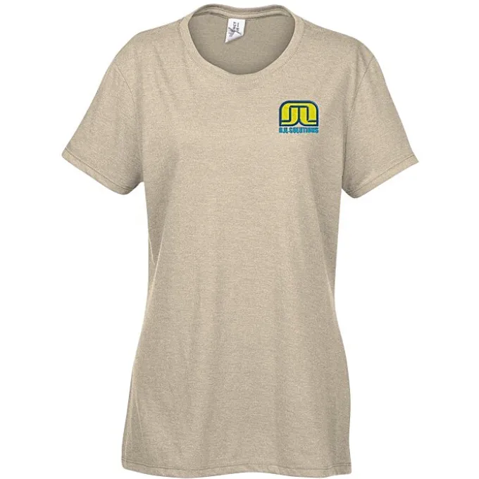 Optimal Tri-Blend T-Shirt - Ladies' - Embroidered
